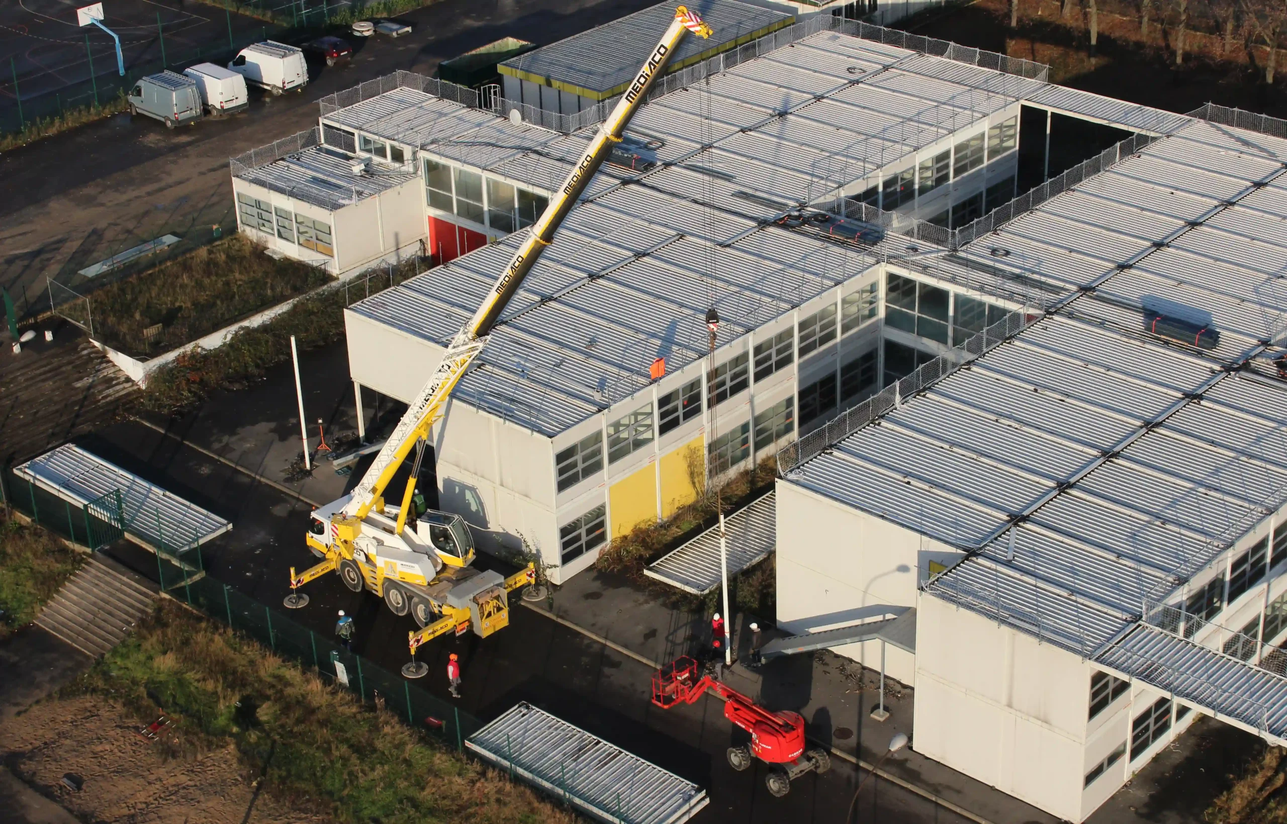 visuel illustrant un site de construction pour le service d'assistance à maîtrise d’ouvrage